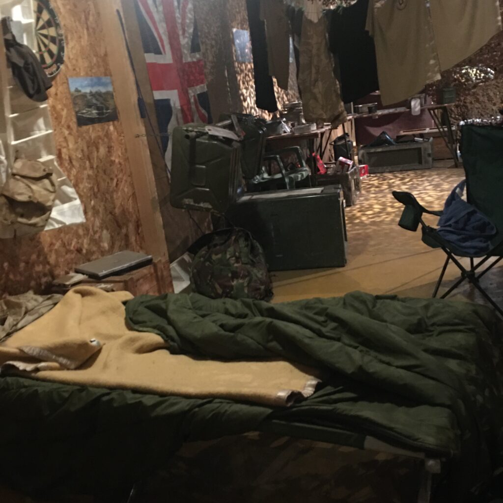 Recreated Forward Operating Afghan Base