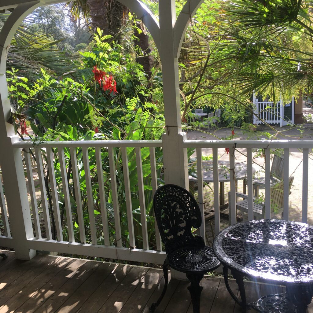 Old Colonial Tea House Veranda