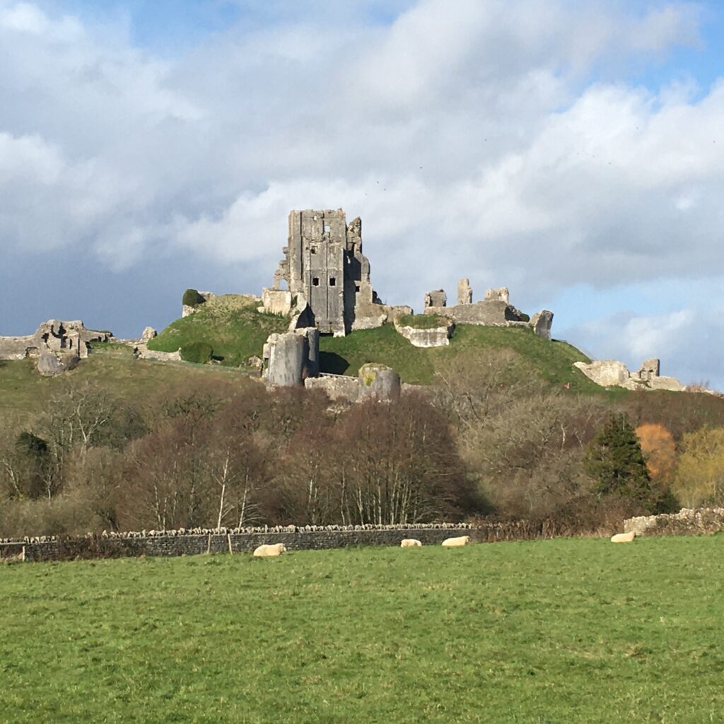Corfe castle near our Wareham B&B