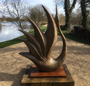 Bird of Happiness at the sculpture park in Dorset