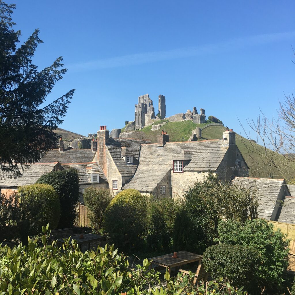 Corfe Castle near our Wareham B&B