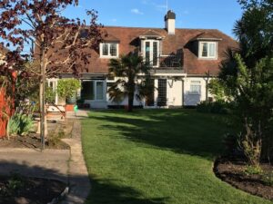 A picture of the rear garden