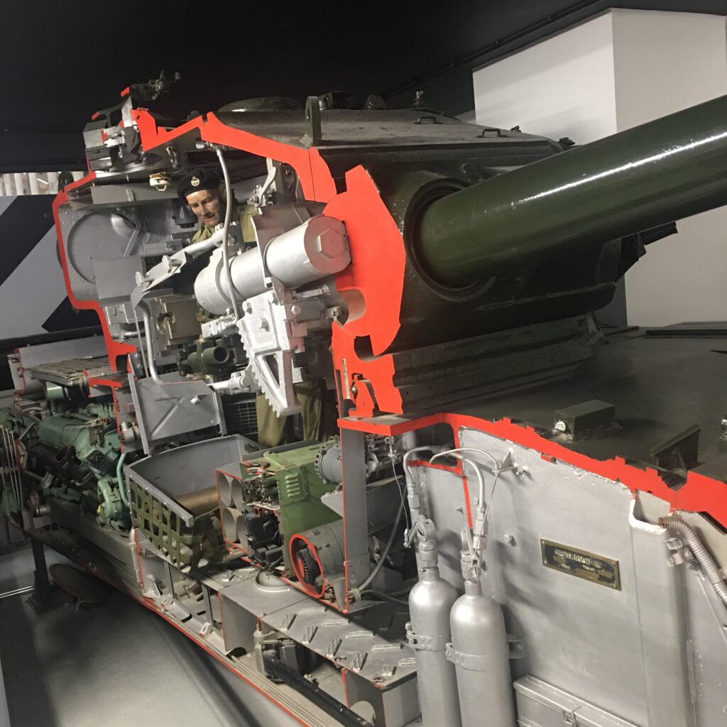 Centurion Mark 3 Tank in half 