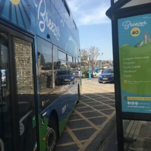 Bus from Wareham Station to Swanage